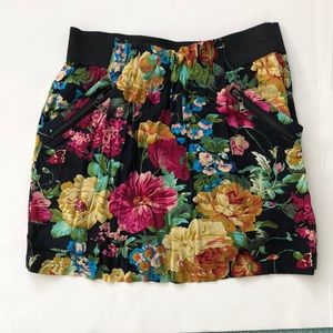 With Love Floral Mini Skirt, Juniors Size Large